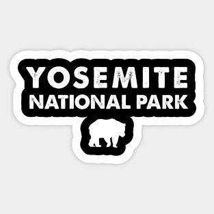 Yosemite National Park Retro Sticker